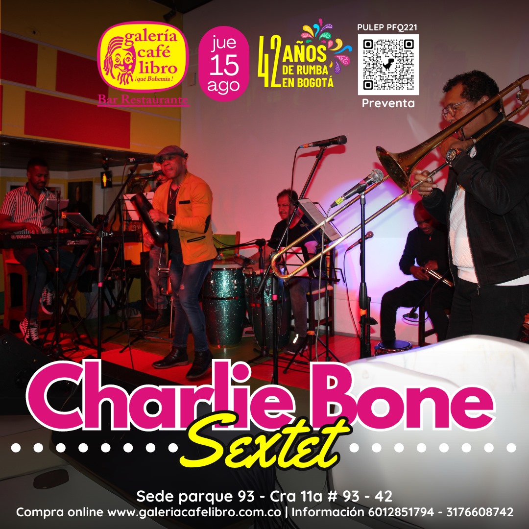 Imagen promoción Charlie Bone Sextet