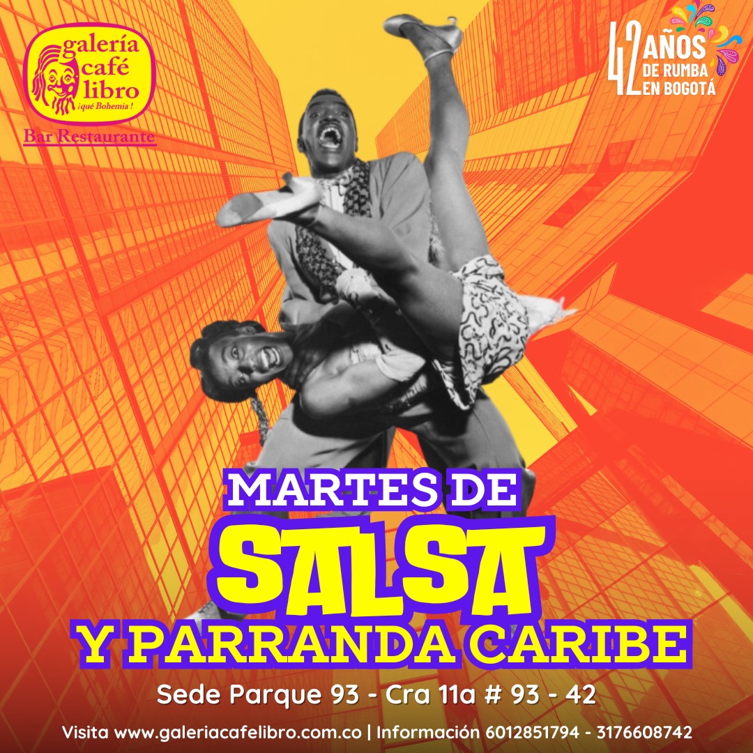 Imagen promoción Martes Salsero