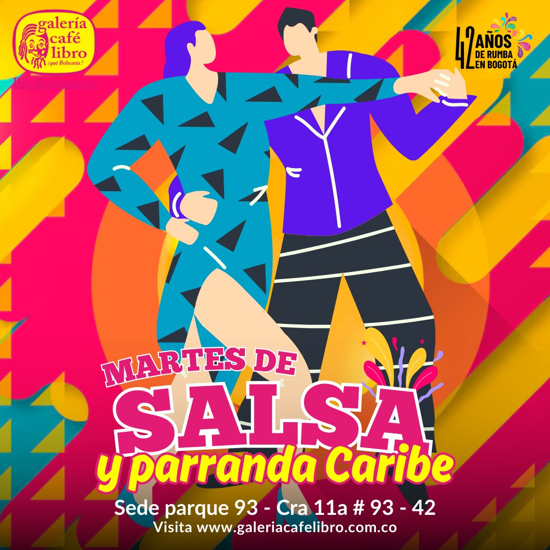 Imagen promoción Martes de Salsa y Parranda del Caribe