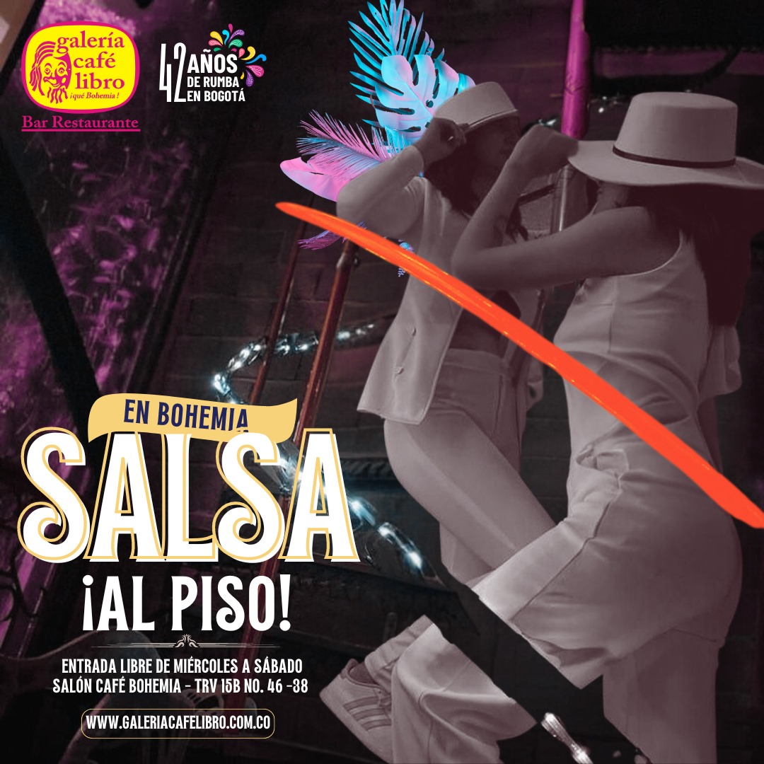 Imagen promoción En Bohemia Salsa ¡al piso!