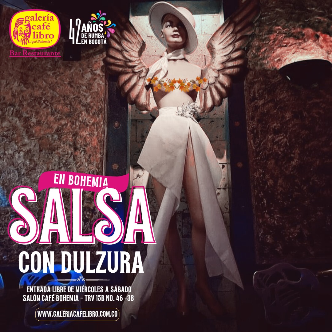 Imagen promoción Salón Café Bohemia "Salsa con dulzura"