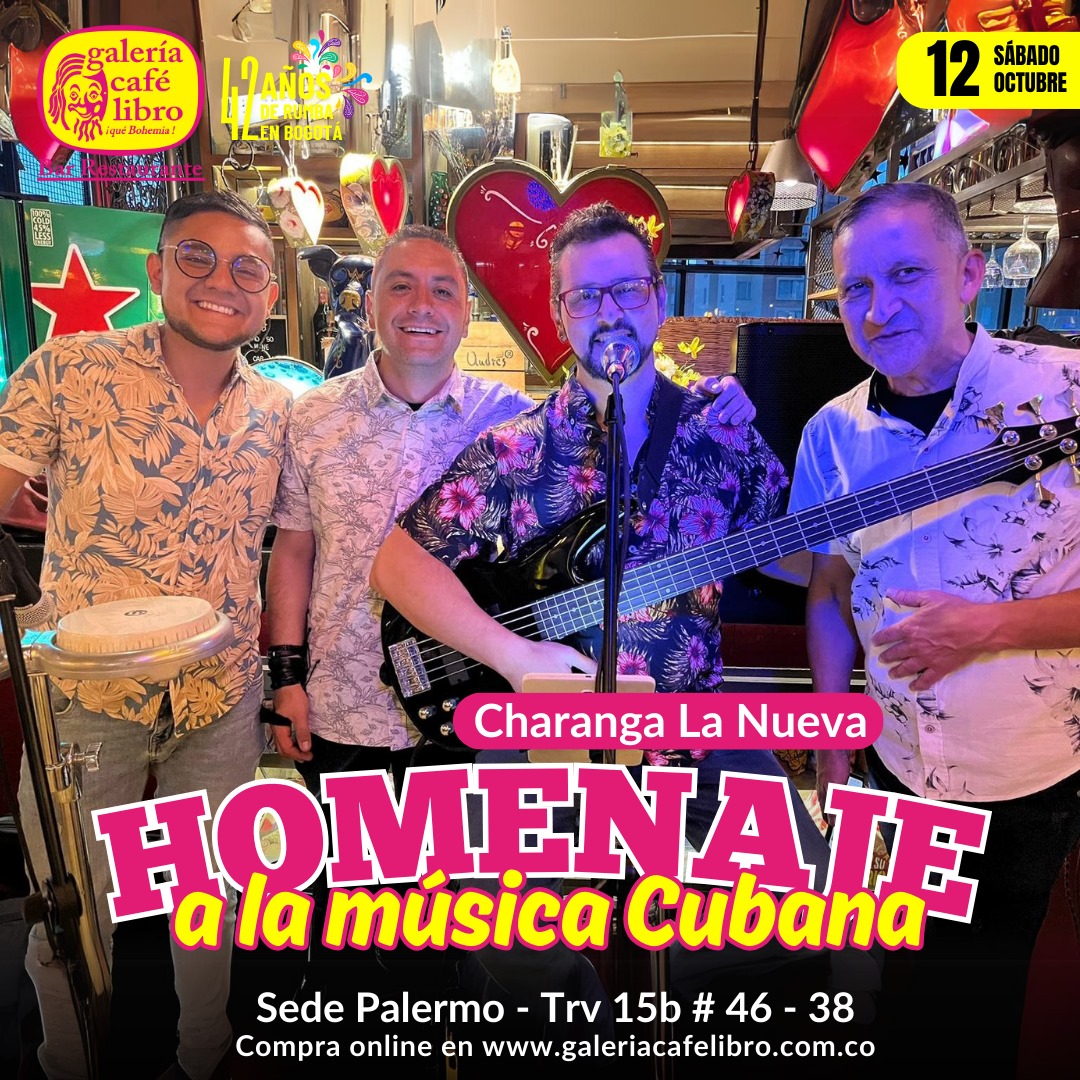 Imagen promoción Charanga La Nueva "Homenaje a la música Cubana"