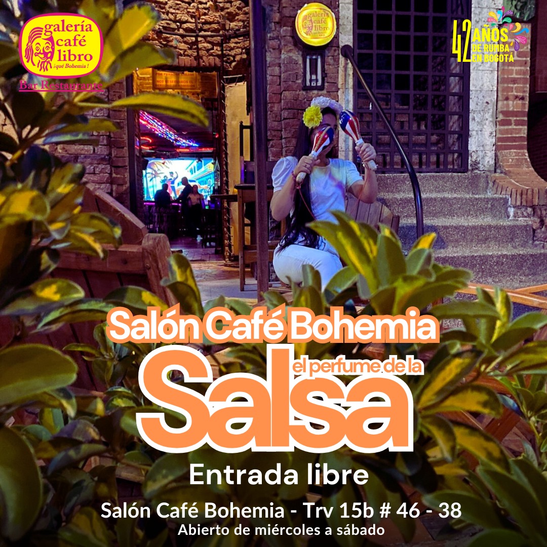 Imagen promoción Salón Café Bohemia "Entrada Libre"