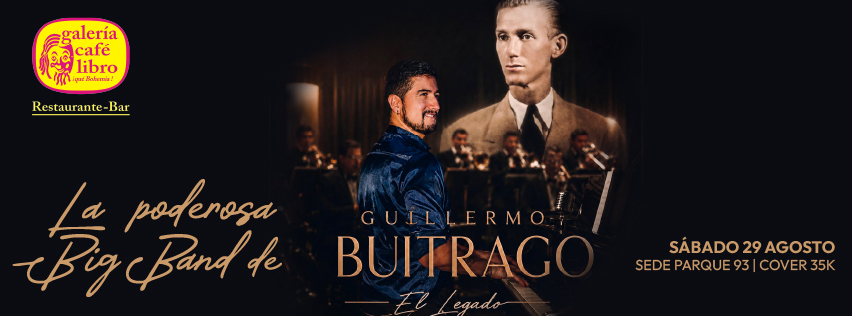Galería Café Libro - Banner Guillermo Buitrago “El legado”