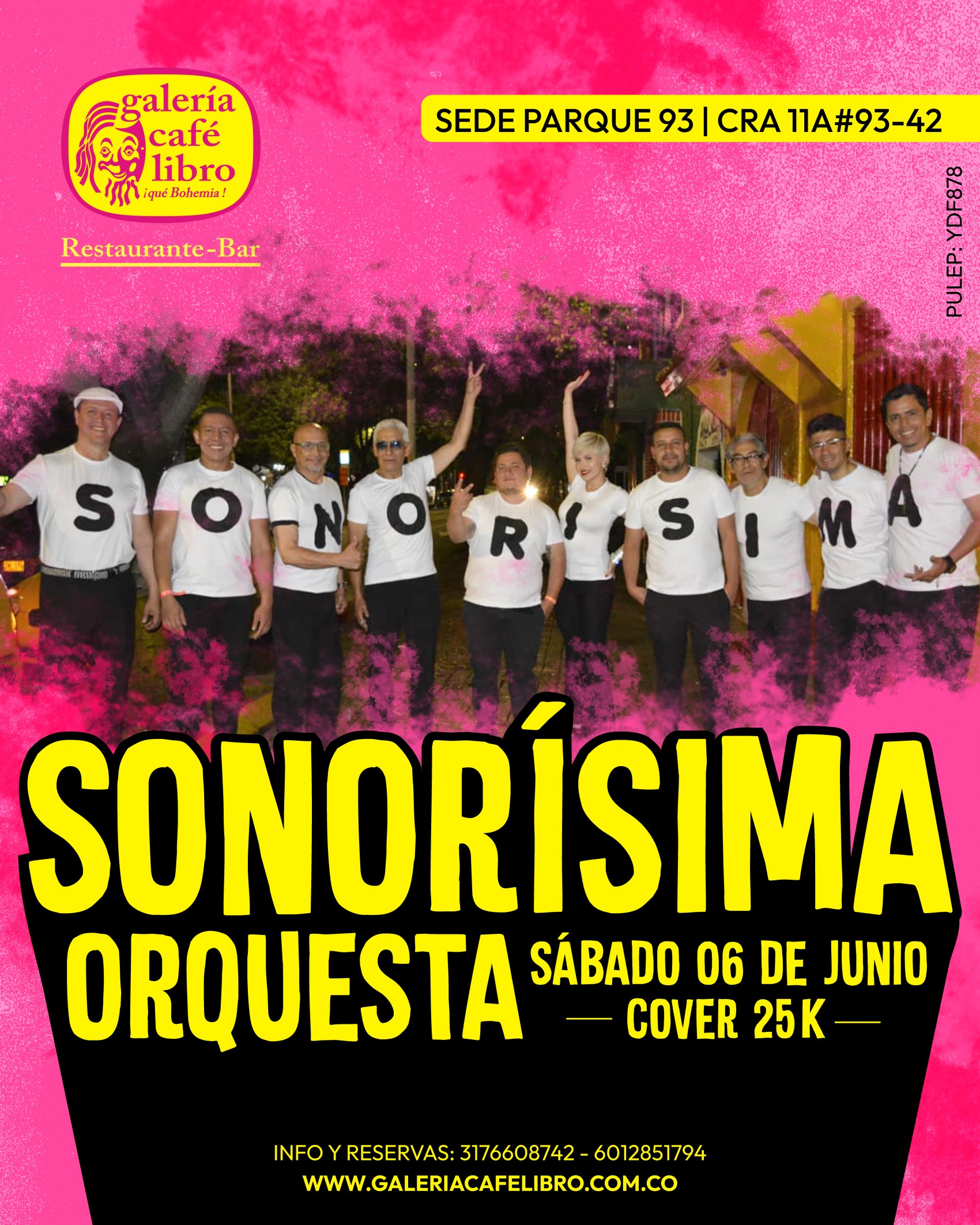 Evento - Galería Café Libro - Programación Sonorisima Orquesta