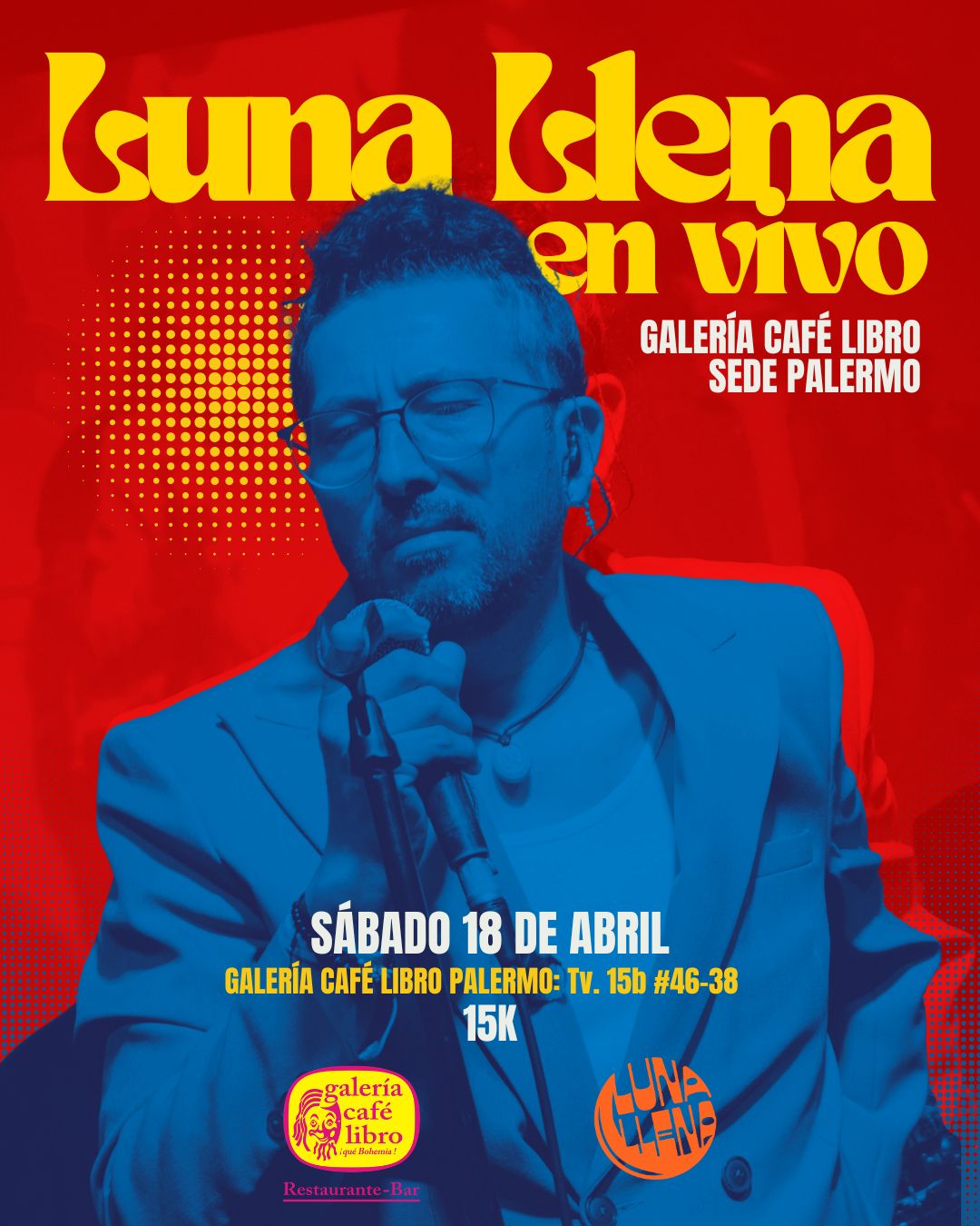 Evento - Galería Café Libro - Programación Luna Llena