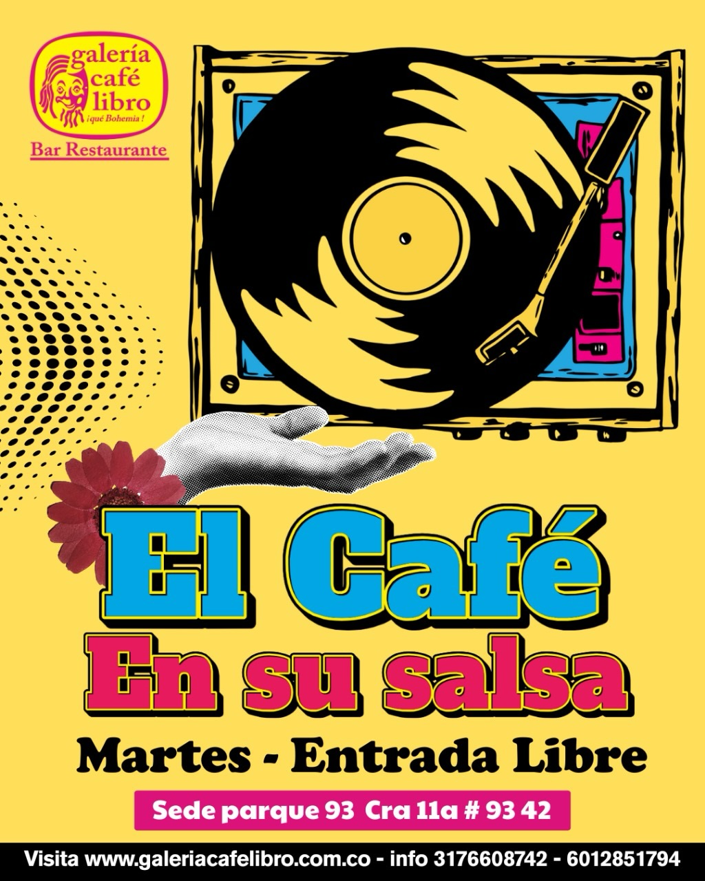 Evento - Galería Café Libro - Programación Martes El Café en su Salsa