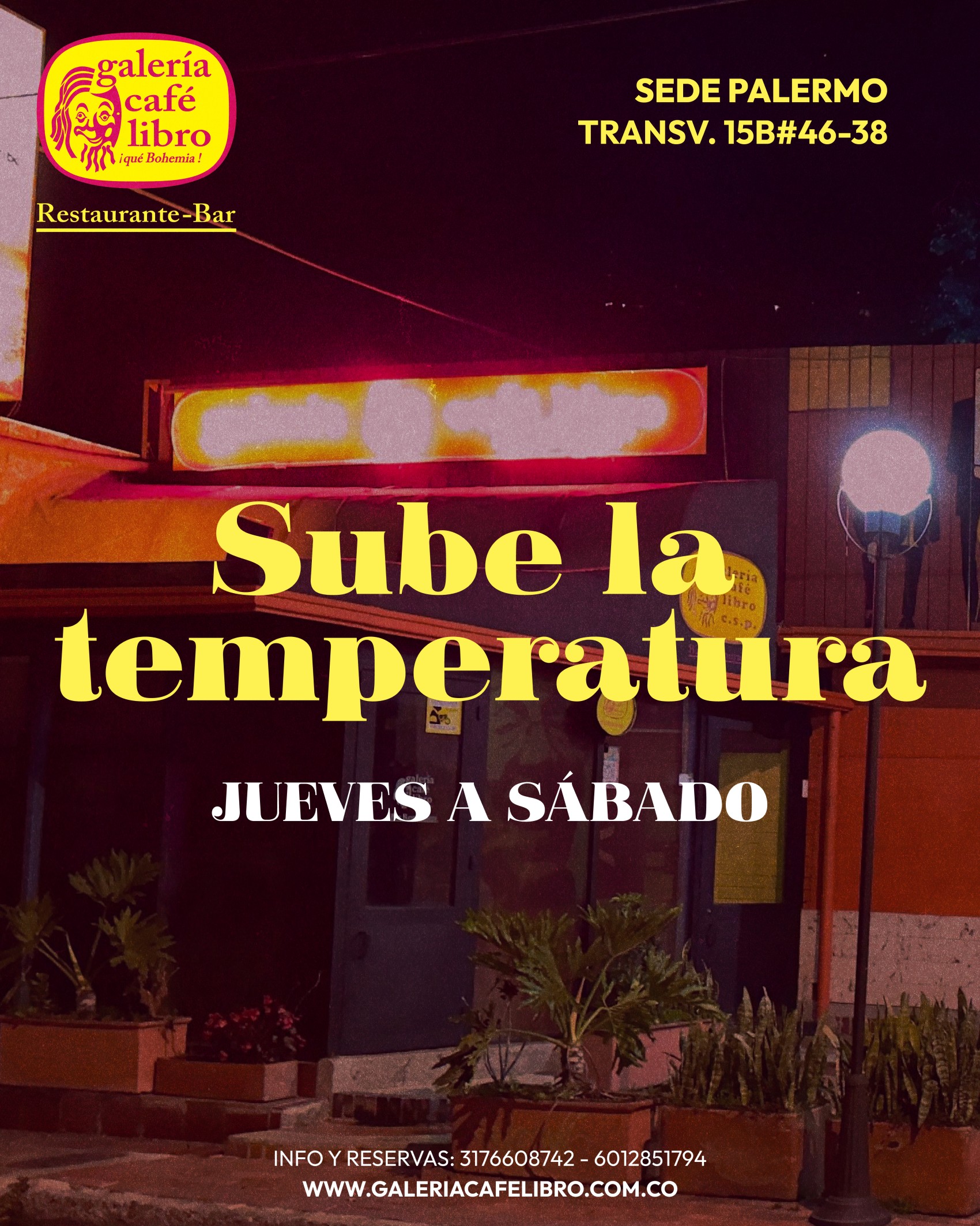 Evento - Galería Café Libro - Programación Sede Palermo "Entrada Libre"
