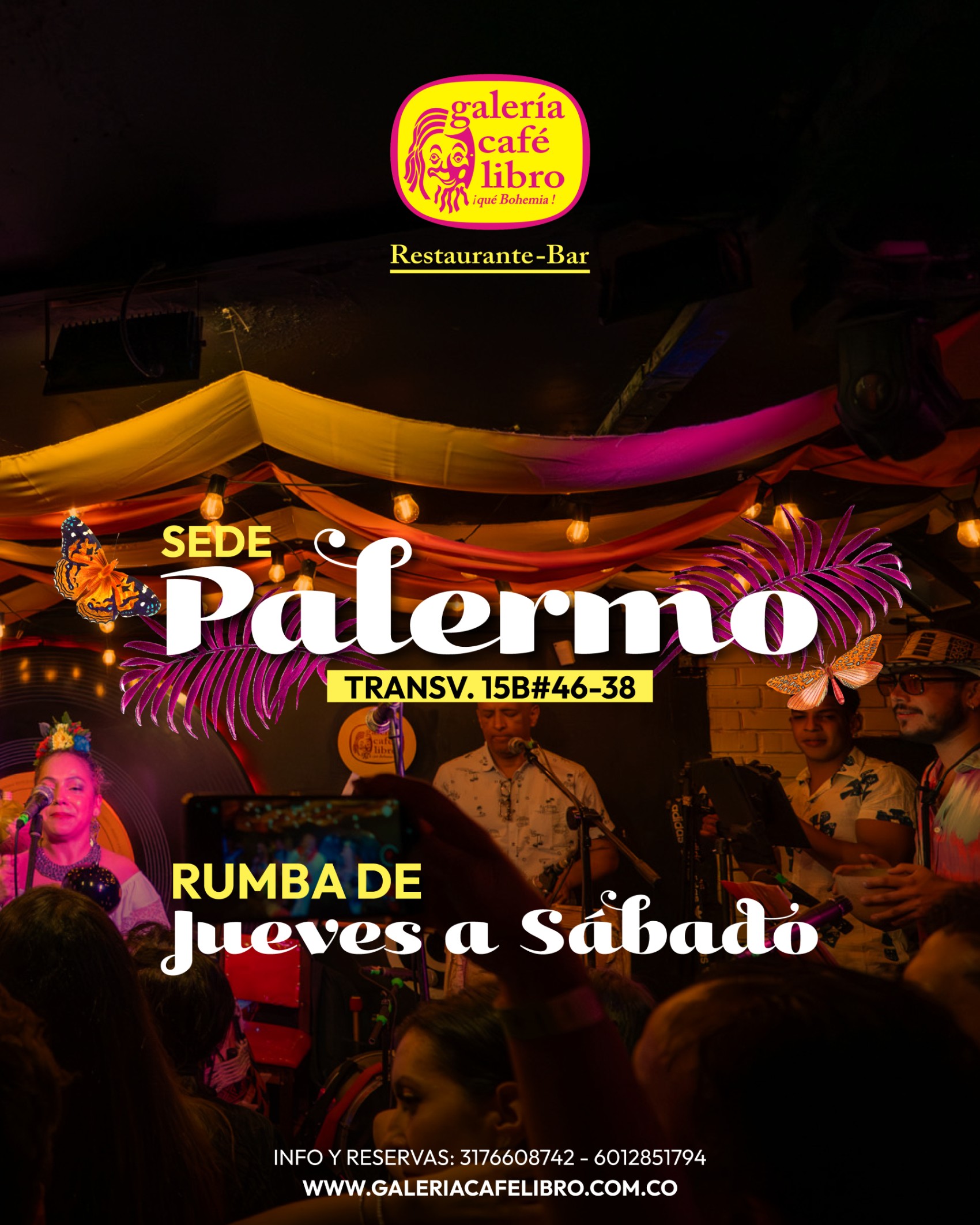 Imagen promoción Sede Palermo "Entrada Libre"