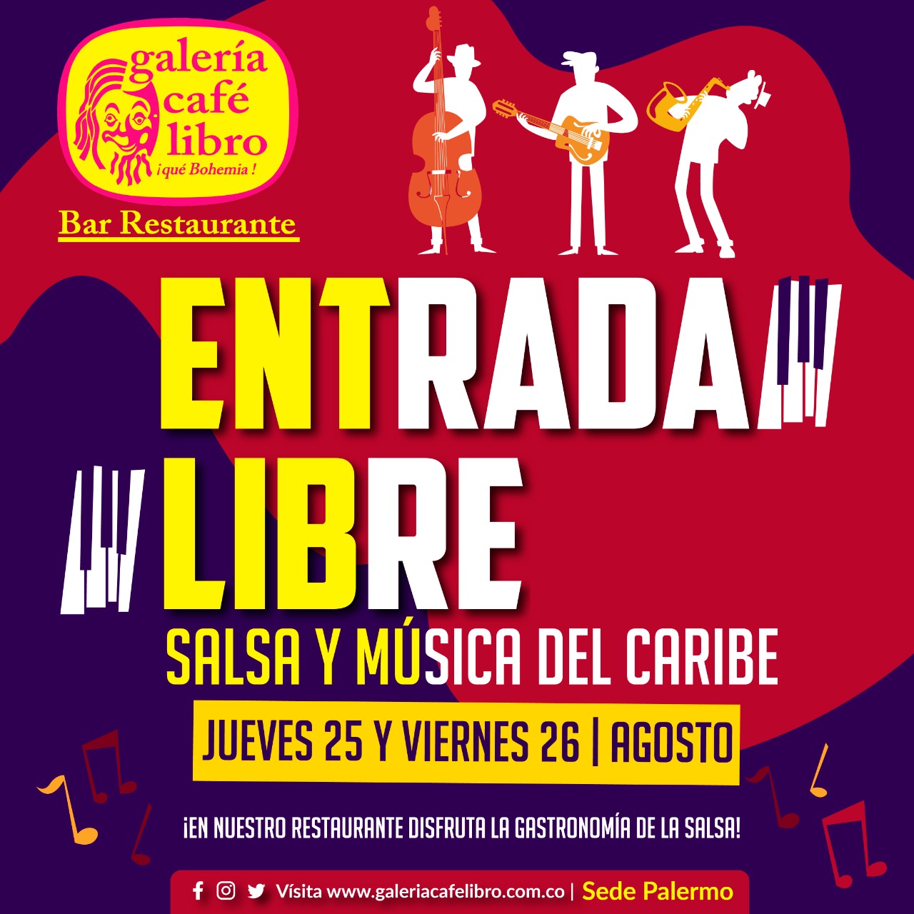 Imagen promoción ENTRADA LIBRE PALERMO