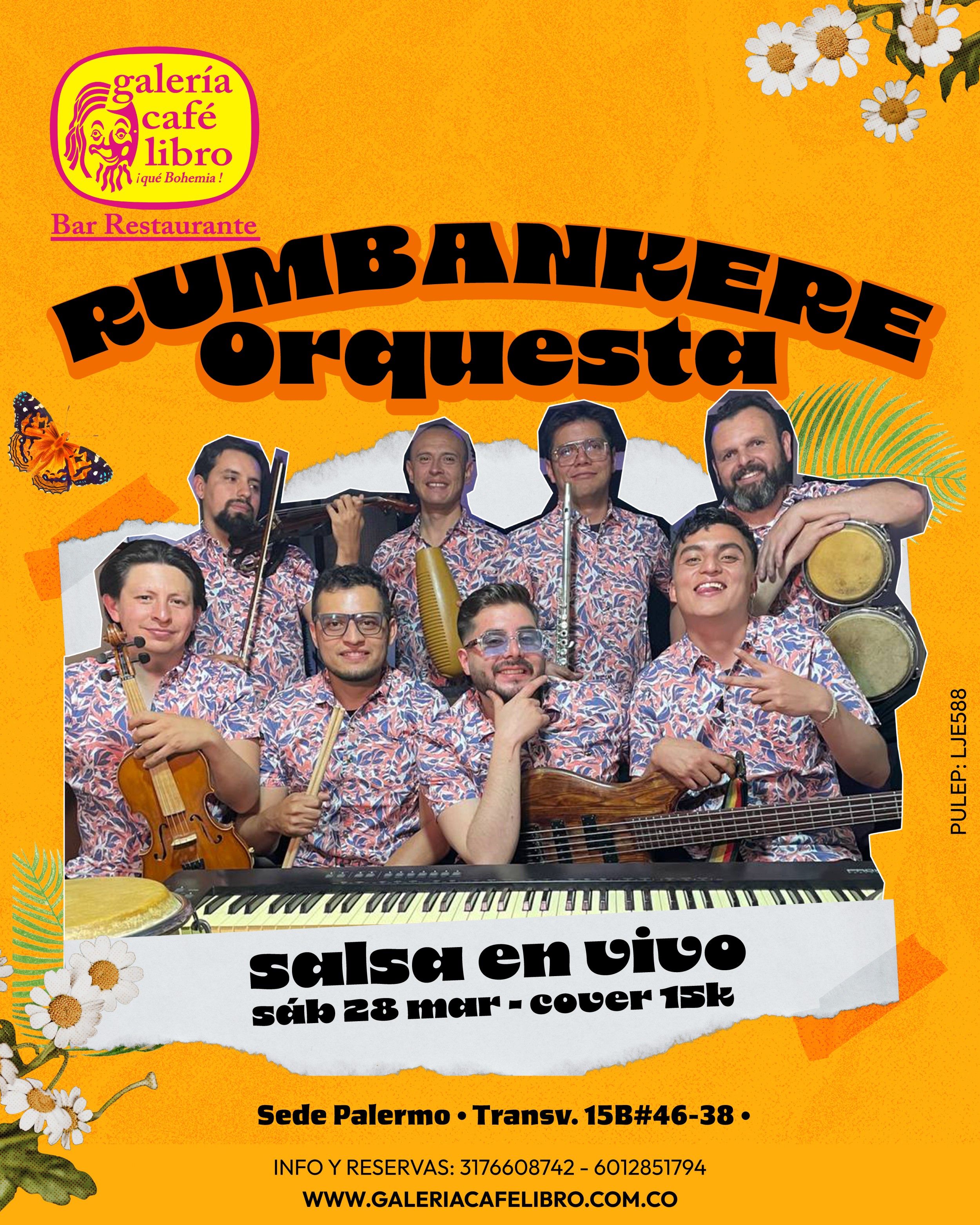 Evento - Galería Café Libro - Programación Rumbankere Orquesta