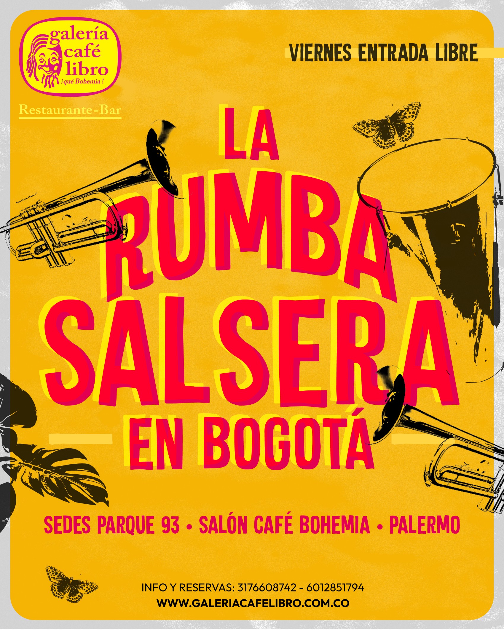 Evento - Galería Café Libro - Programación Viernes "Entrada Libre"