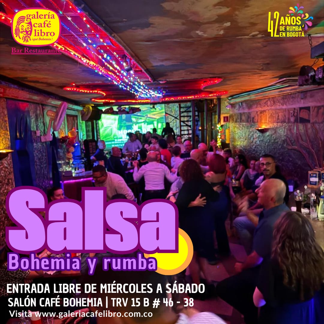 Imagen promoción Salón Café Bohemia "Entrada Libre"