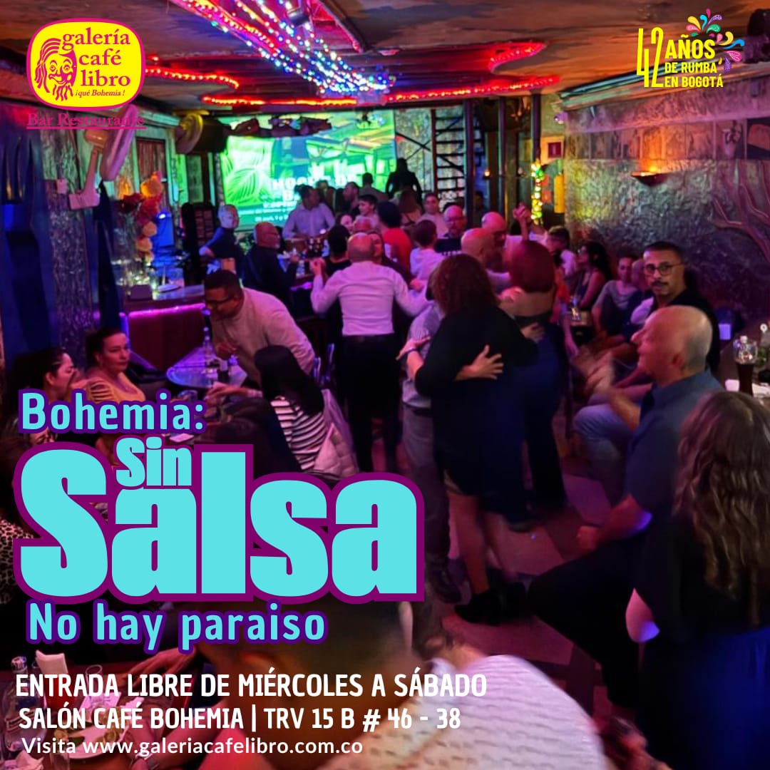 Imagen promoción Salón Café Bohemia "Entrada Libre"