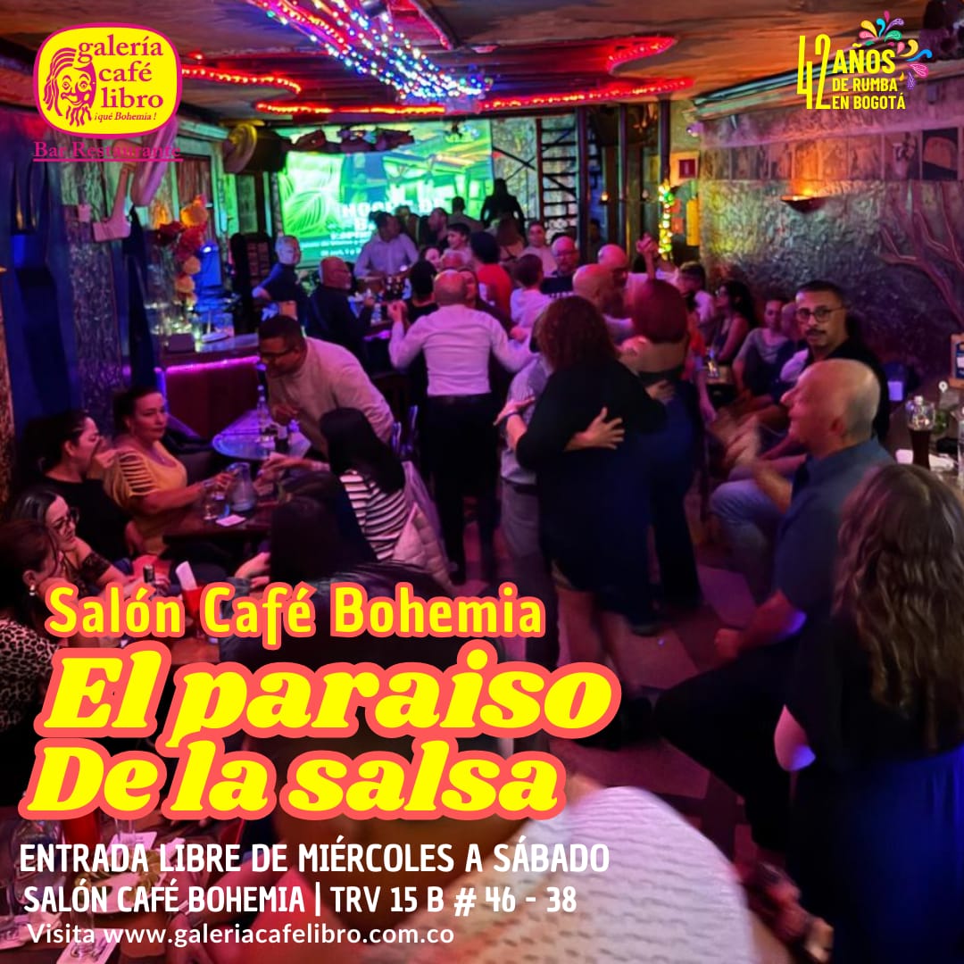 Imagen promoción Salón Café Bohemia "Entrada Libre"