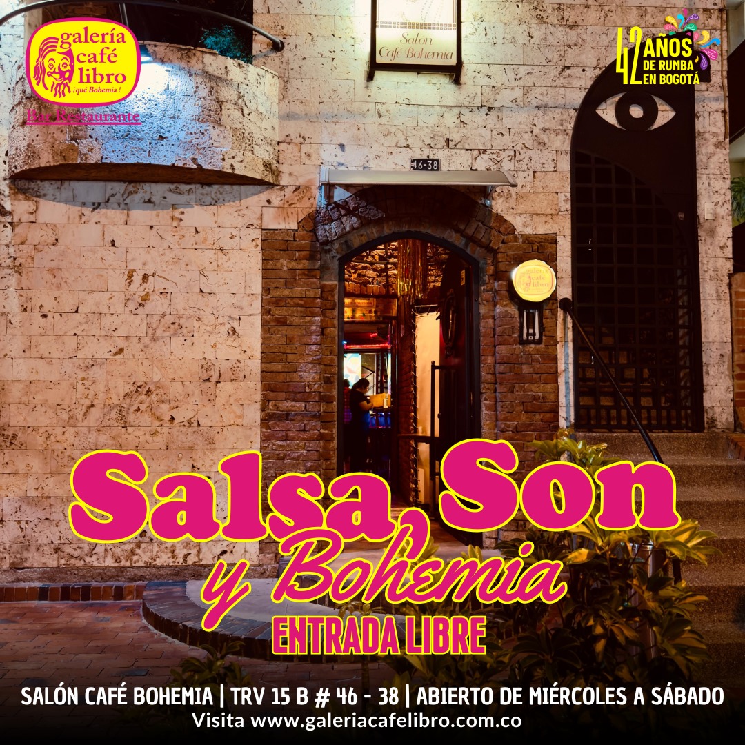 Imagen promoción Salón Café Bohemia "Entrada Libre"