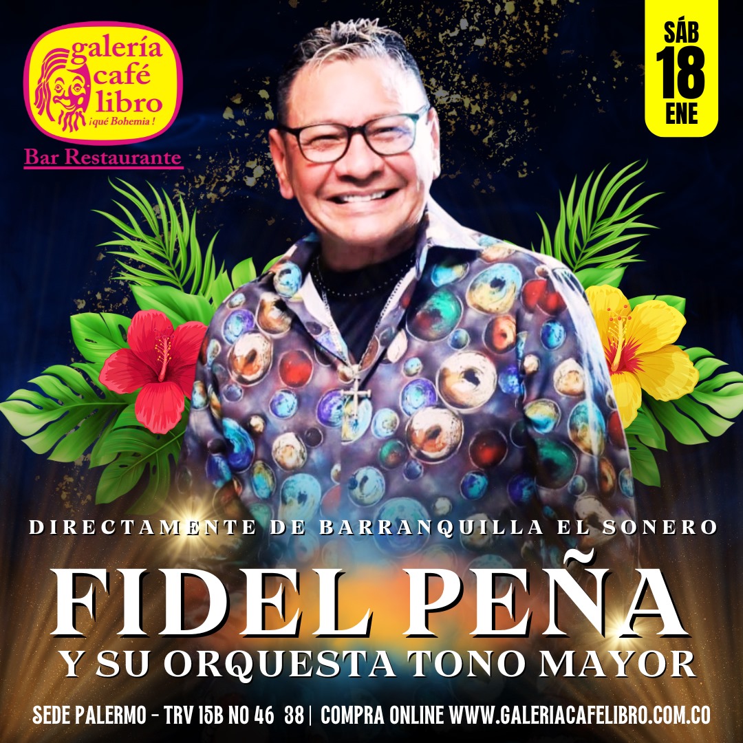 Imagen promoción Fidel Peña y su Orquesta Tono Mayor