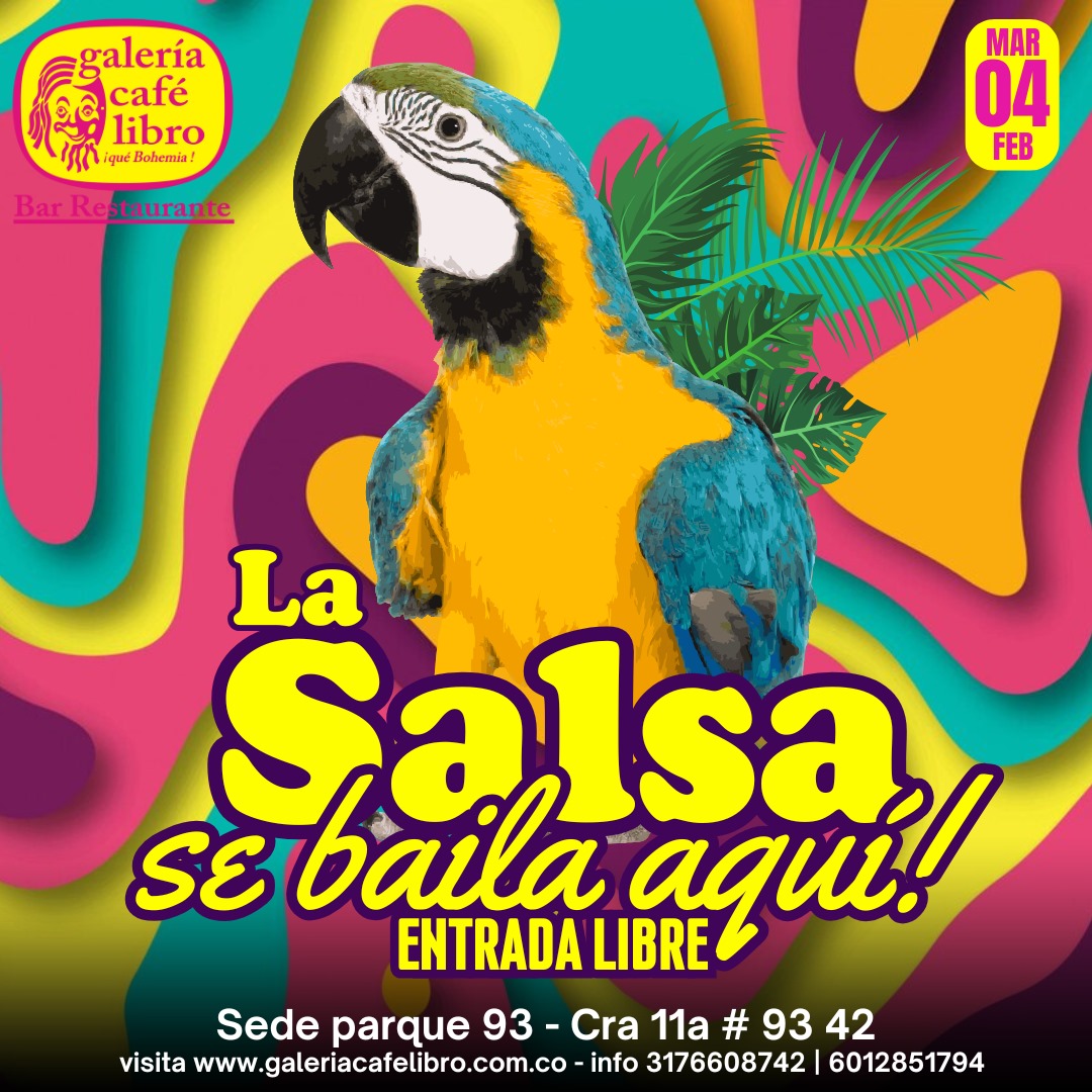 Imagen promoción !Martes la salsa se baila aquí!