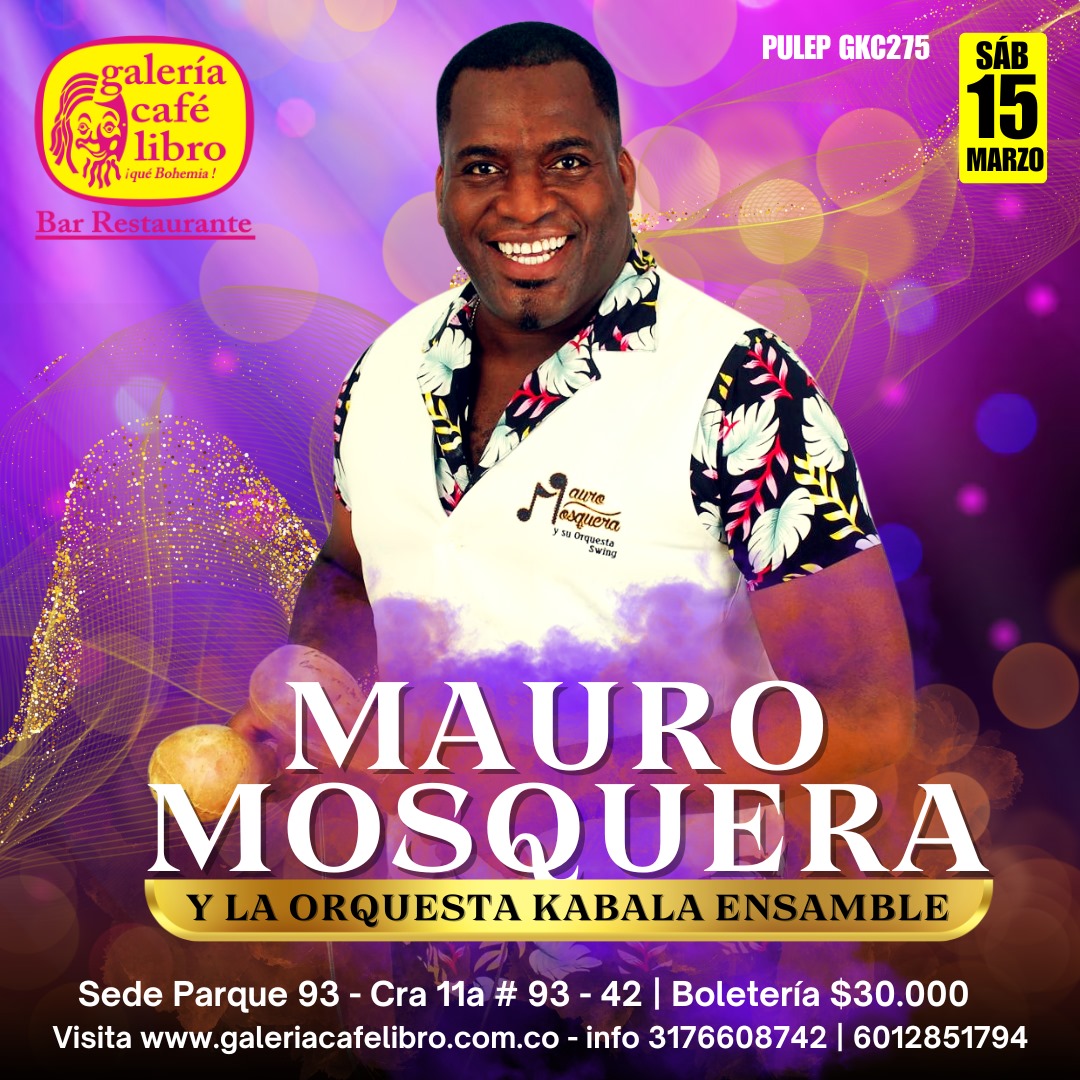 Imagen promoción Mauro Mosquera