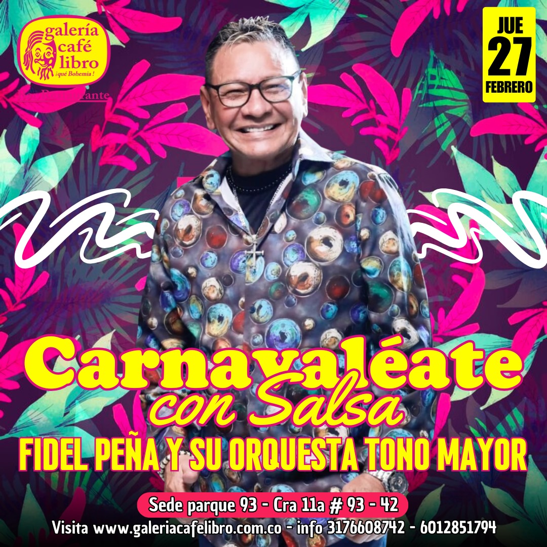 Imagen promoción Fidel Peña y su Orquesta Tono Mayor