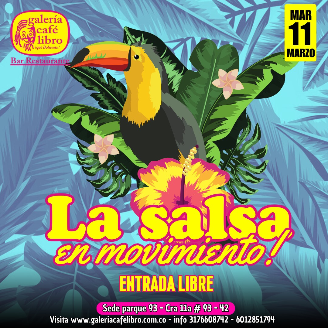 Imagen promoción Martes La Salsa en Movimiento
