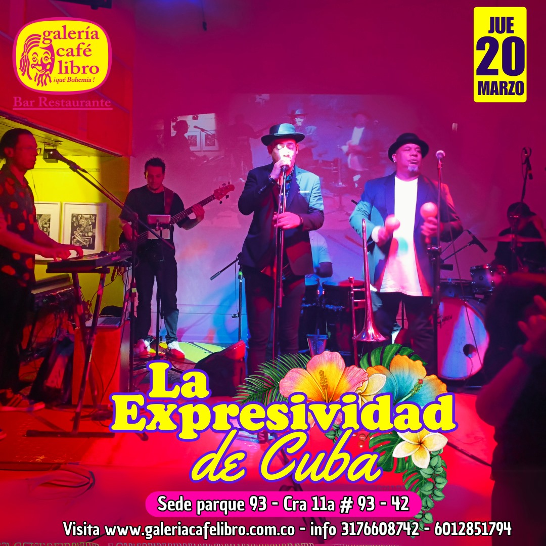 Imagen promoción Orquesta en vivo "La Expresividad de Cuba"
