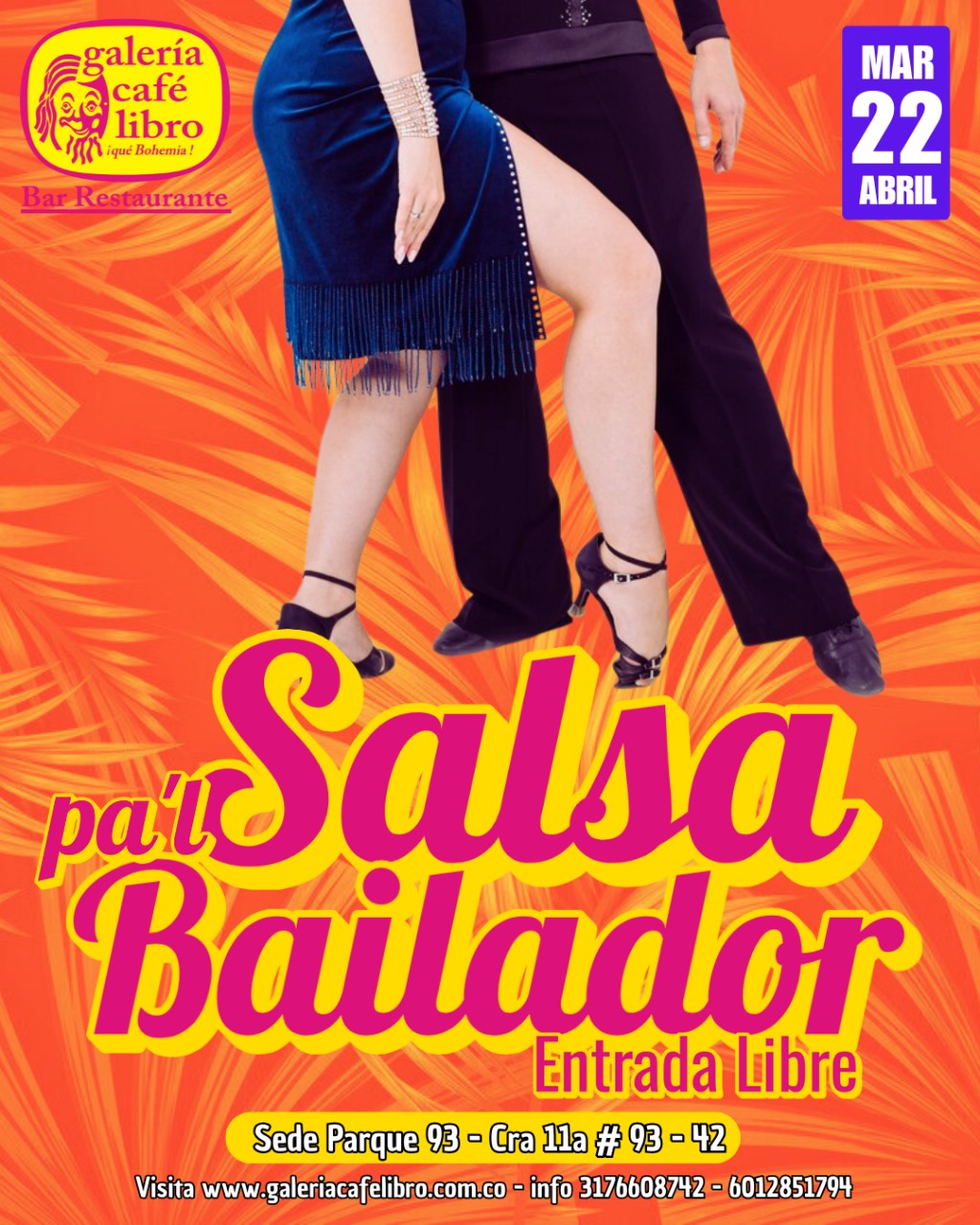 Imagen promoción Martes de Salsa y Parranda del Caribe