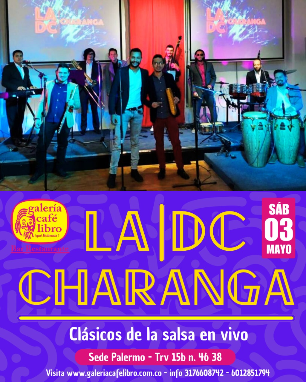 Imagen promoción La DC Charanga