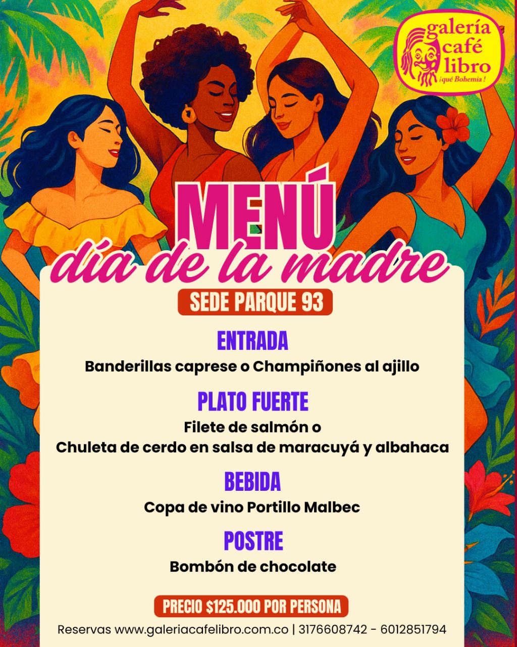 Imagen promoción Menú día de la madre