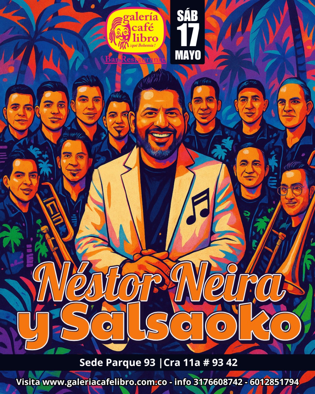 Imagen promoción Néstor Neira y Salsaoko