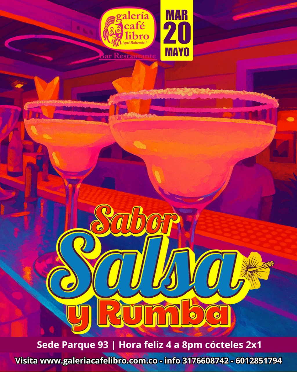 Imagen promoción Martes Sabor a Salsa y Rumba