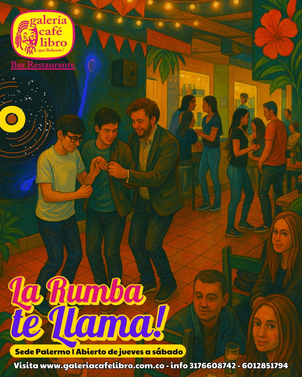 Imagen promoción Sede Palermo "La Rumba te llama"