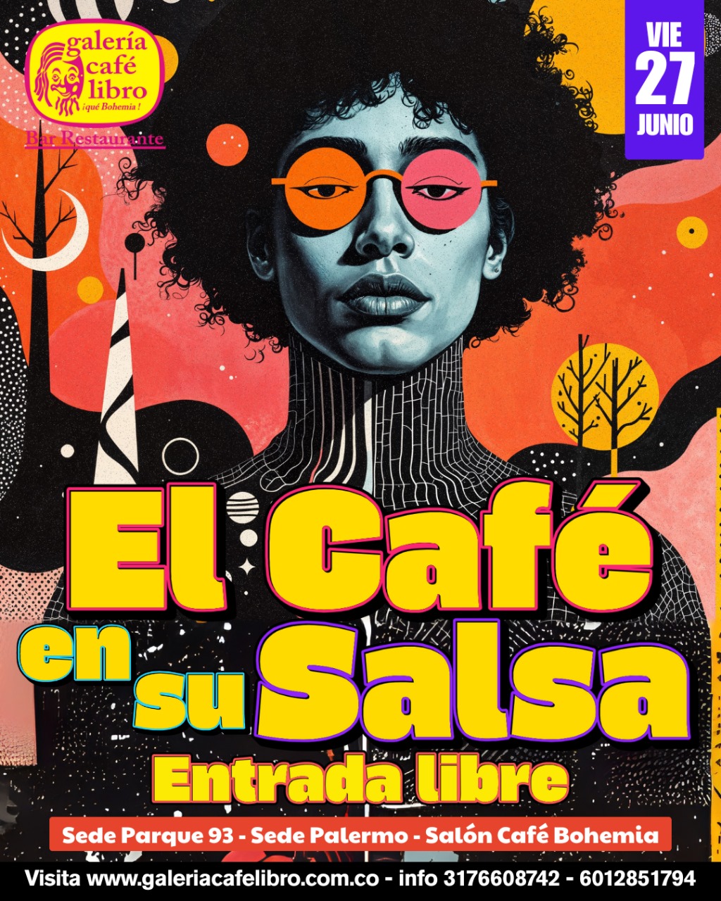 Imagen promoción El Café en su salsa "Entrada Libre"
