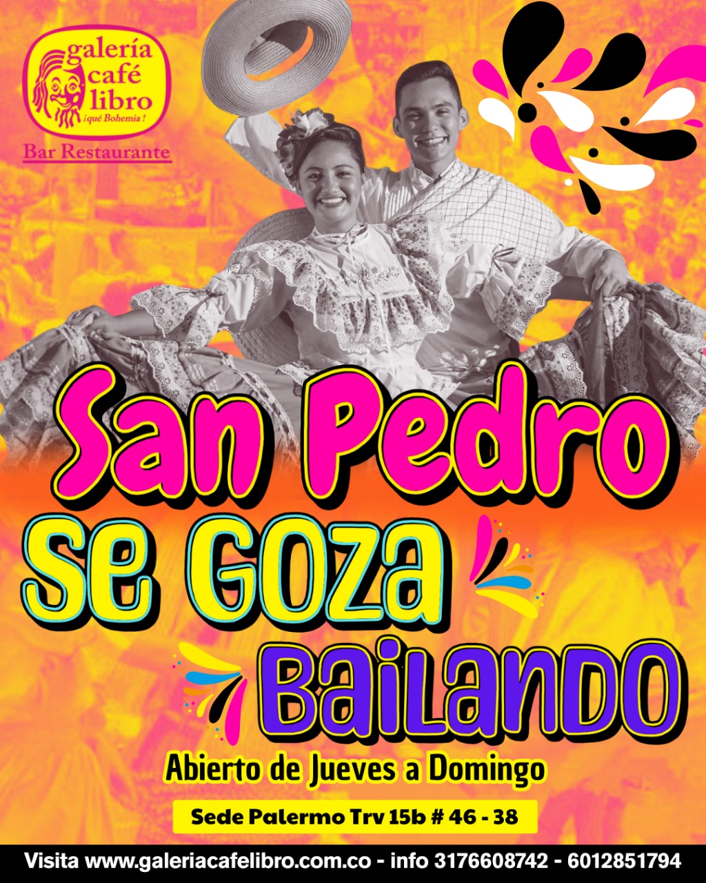 Imagen promoción Sede Palermo "San Pedro se goza bailando"