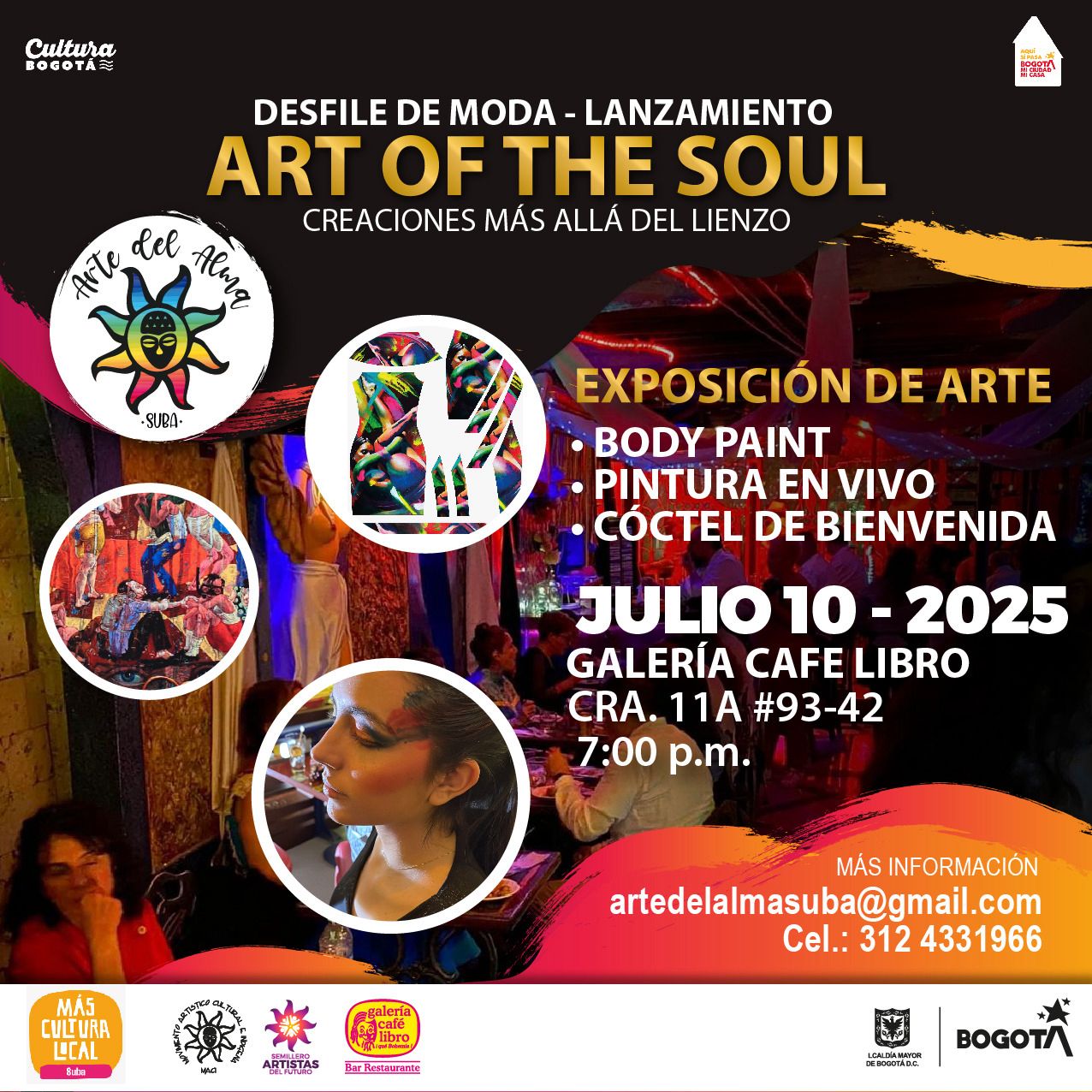 Imagen promoción Inauguración Exposición: Arte del alma creaciones más allá del lienzo