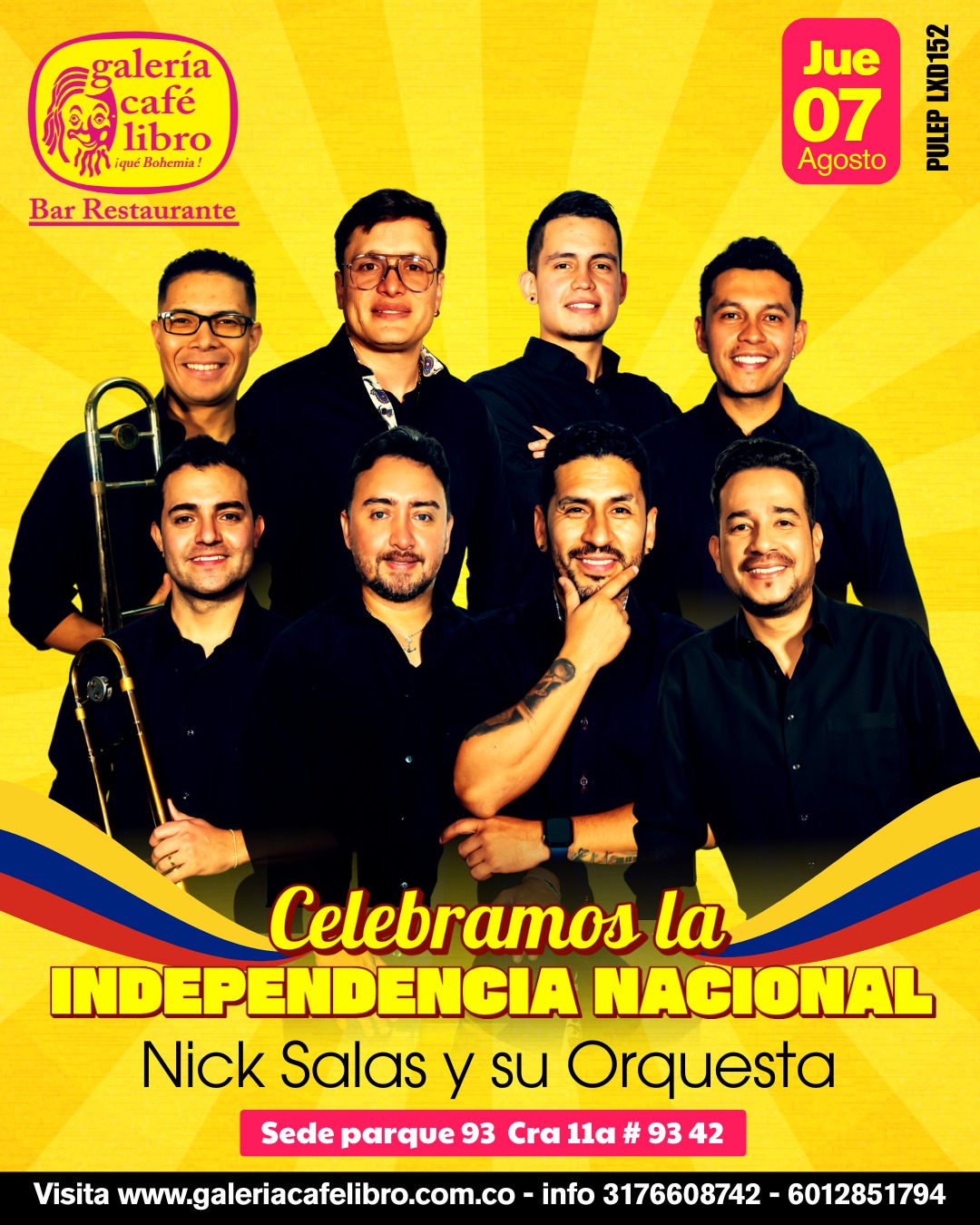 Imagen promoción Nick Salas y su Orquesta