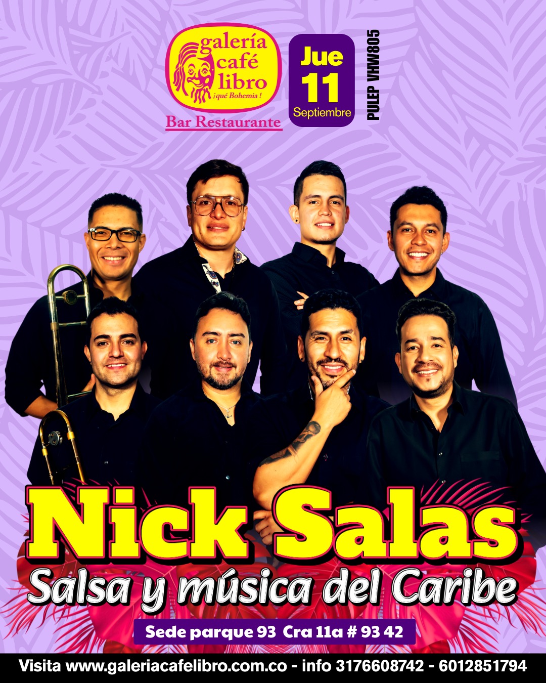 Imagen promoción Nick Salas Orquesta