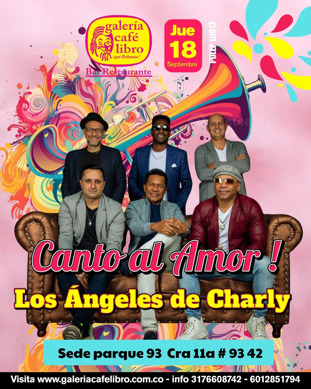 Imagen promoción Canto al Amor "Los Angeles de Charly"