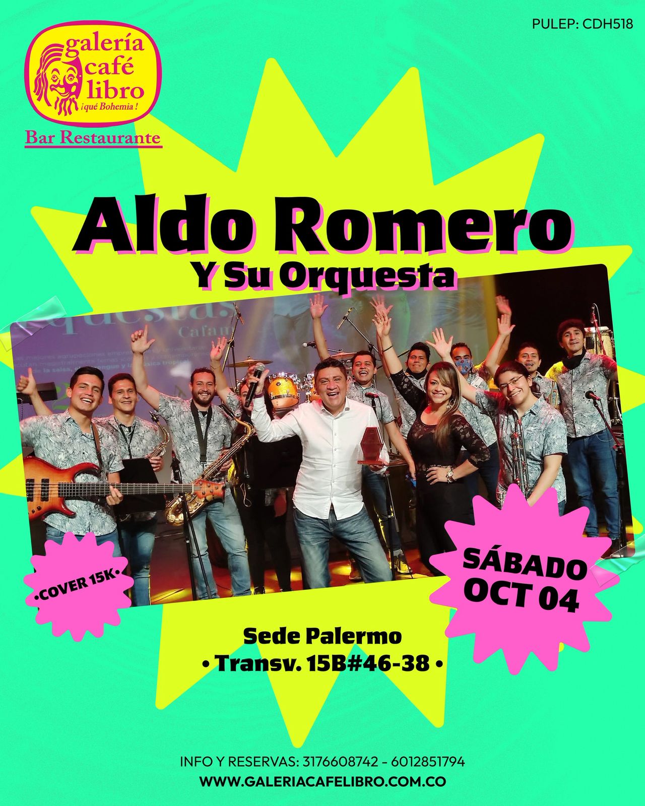 Imagen promoción Aldo Romero y su orquesta