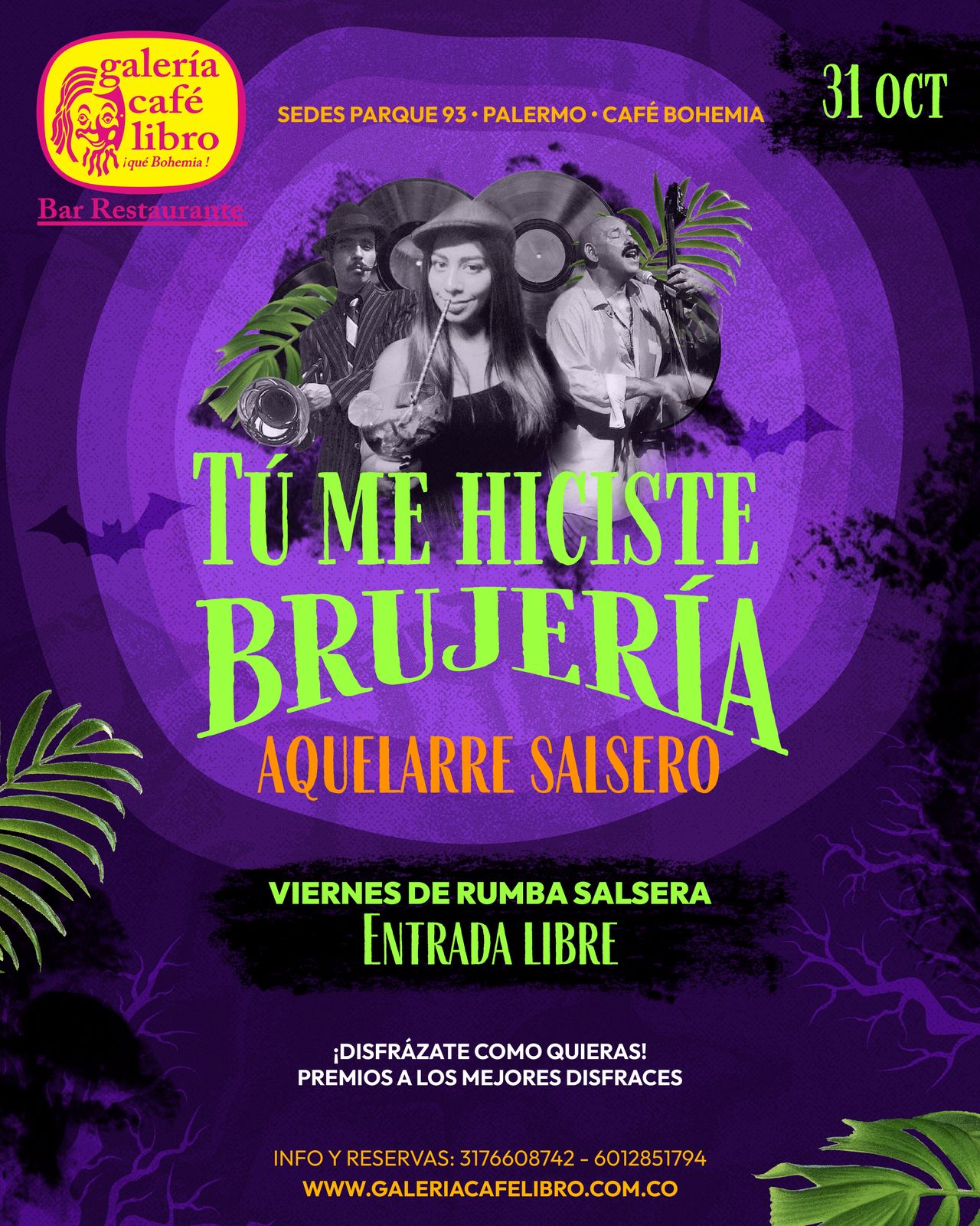 Imagen promoción Aquelarre Salsero