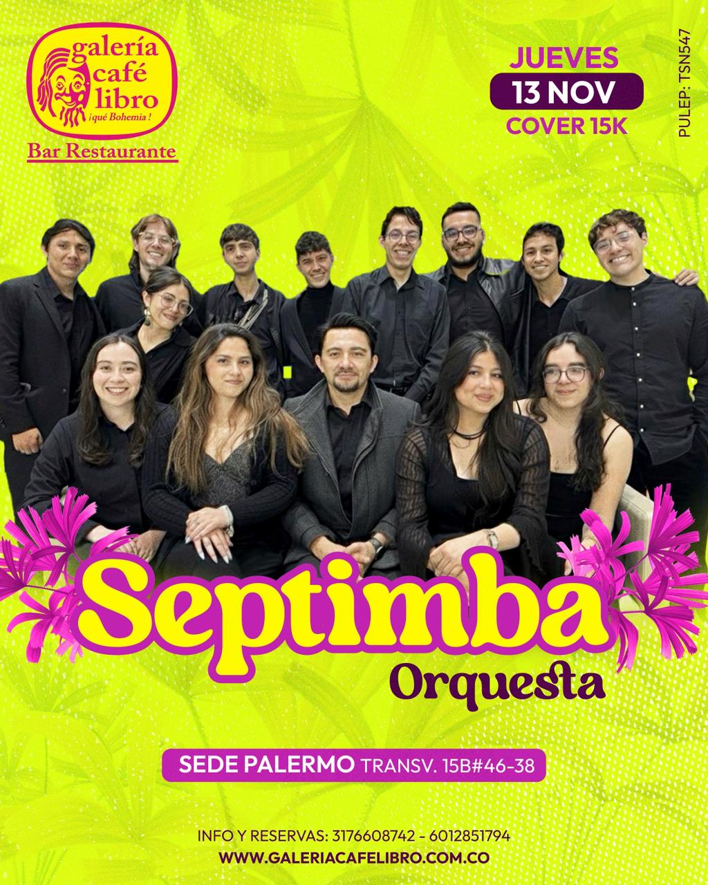 Imagen promoción Septimba Orquesta