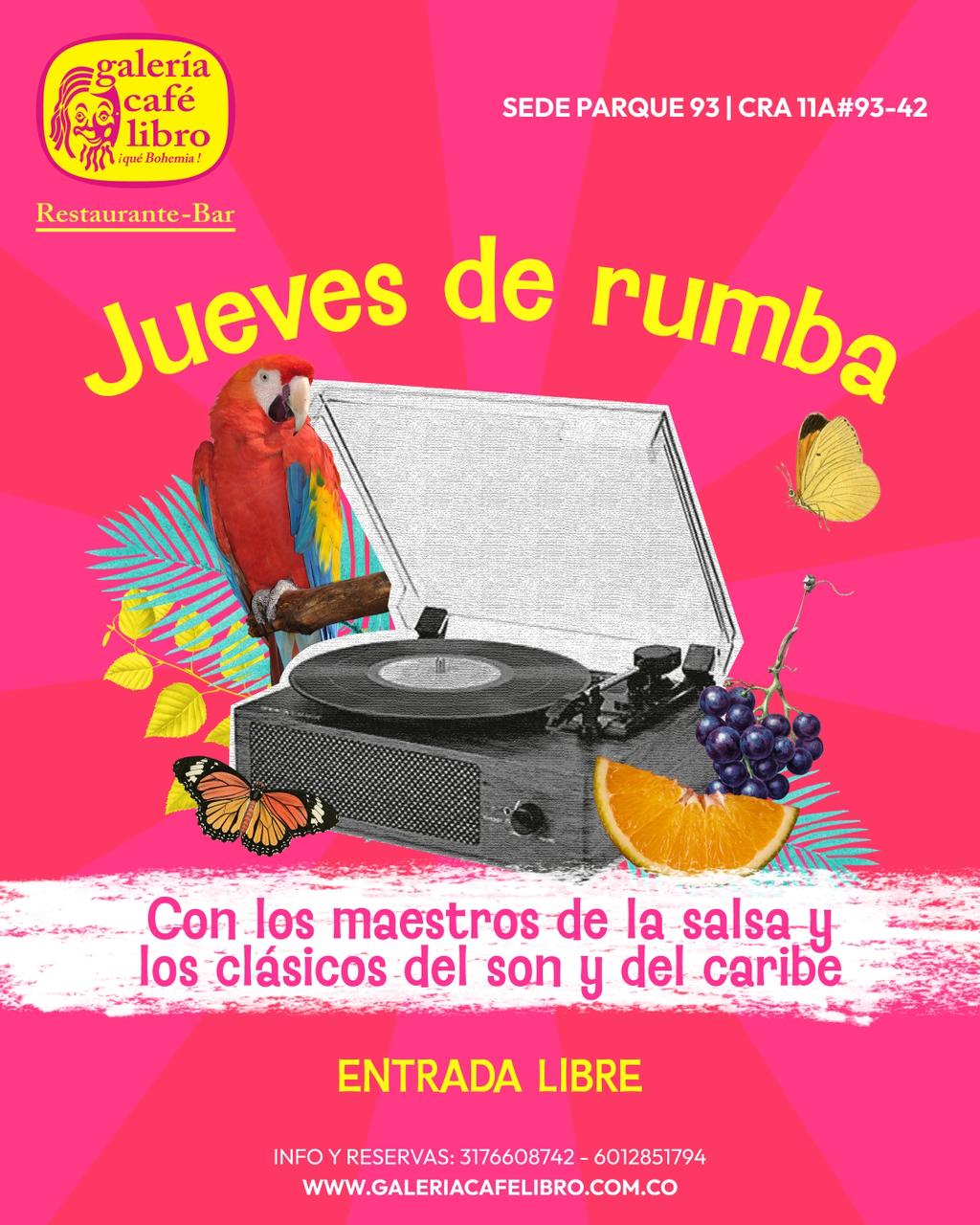 Imagen promoción Jueves de rumba
