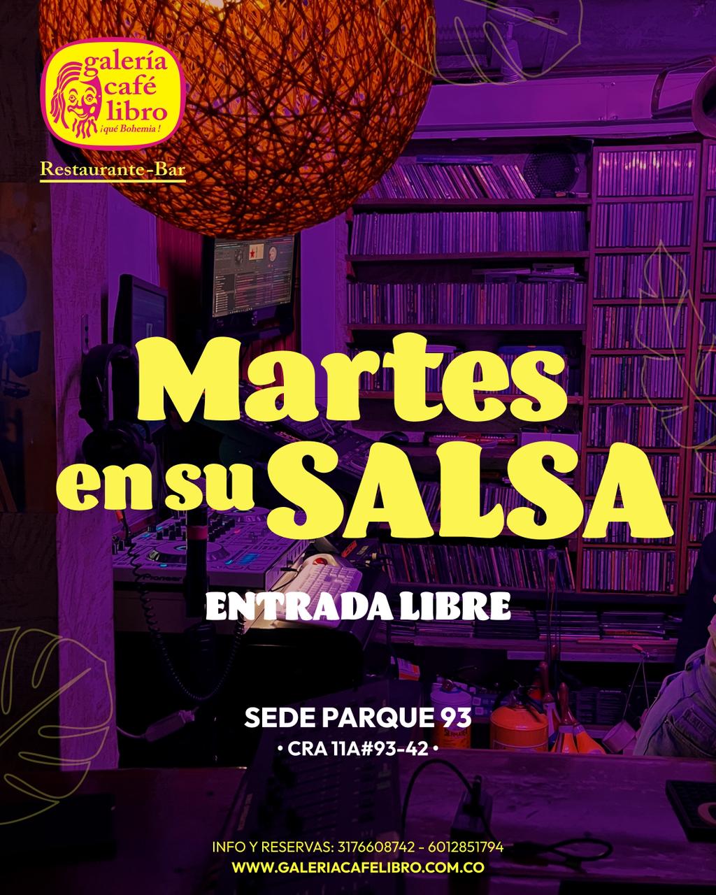 Imagen promoción Martes den su Salsa