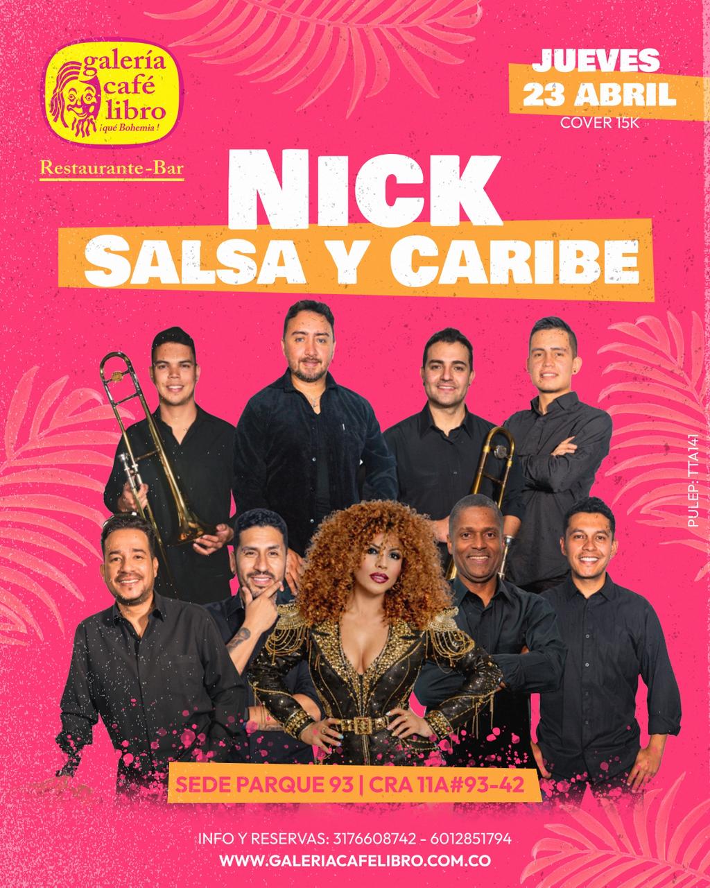 Imagen promoción Nick Salsa y Caribe