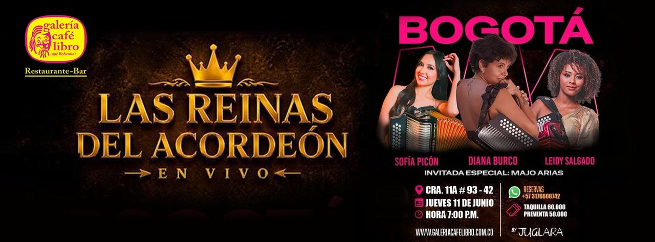 Galería Café Libro - Banner Las Reinas del Vallenato