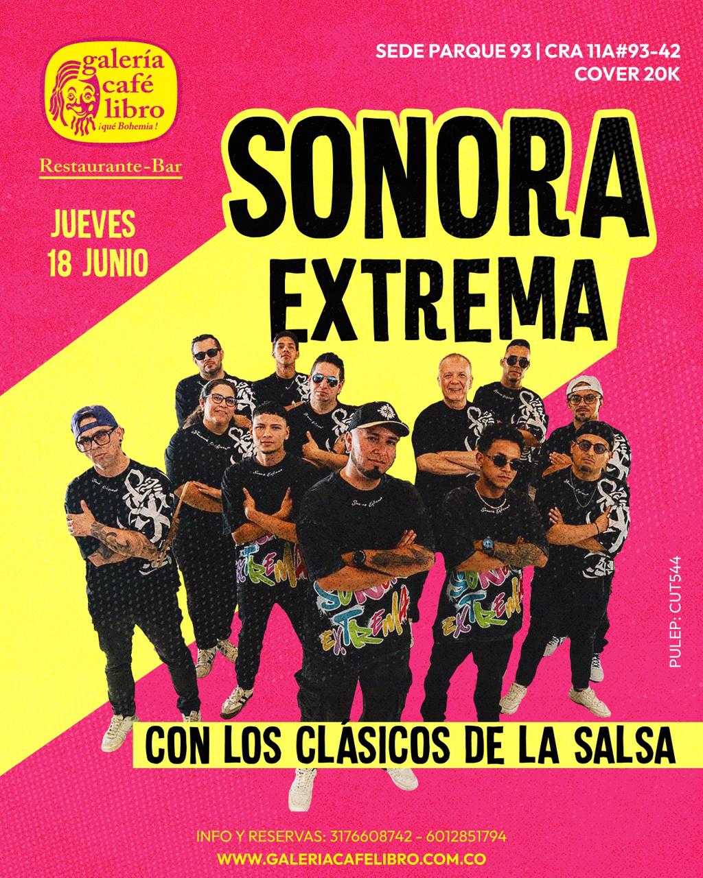 Evento - Galería Café Libro - Programación Sonora Extrema