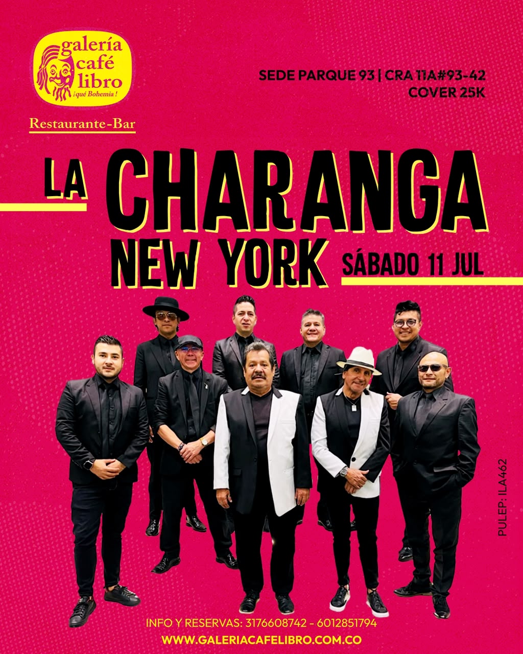 Evento - Galería Café Libro - Programación La Charanga New York