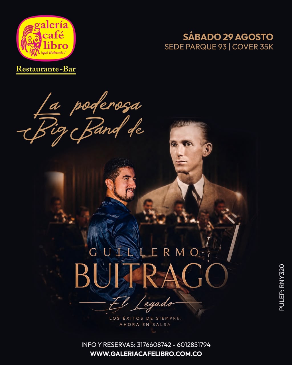 Evento - Galería Café Libro - Programación Guillermo Buitrago “El legado”