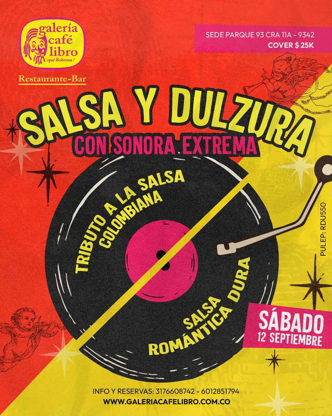 Evento - Galería Café Libro - Programación Sonora Extrema