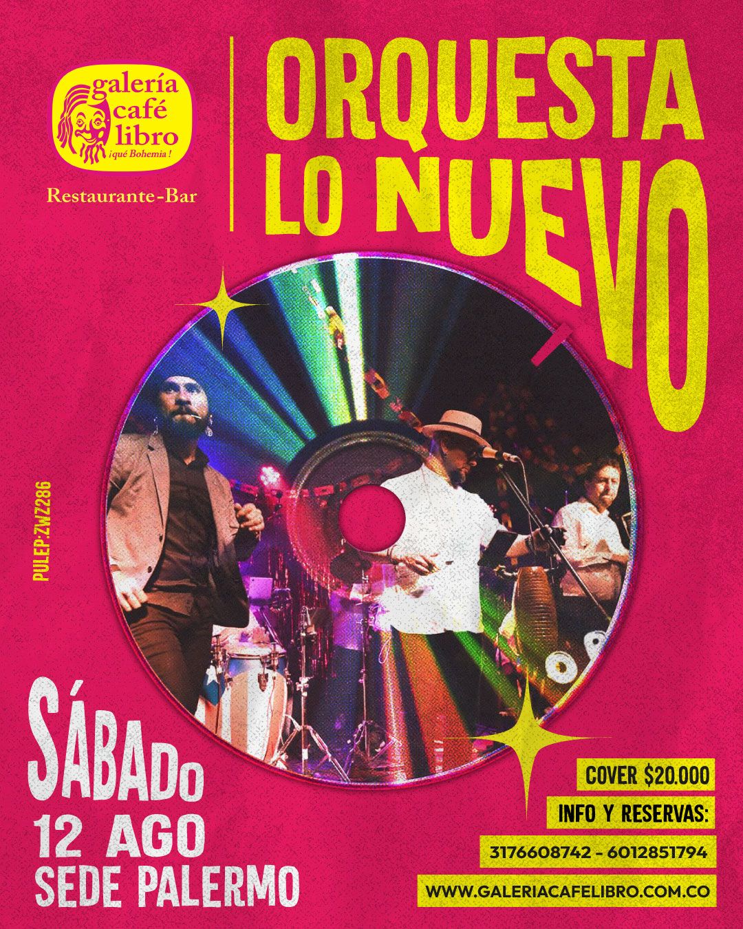 Evento - Galería Café Libro - Programación Orquesta Lo Nuevo